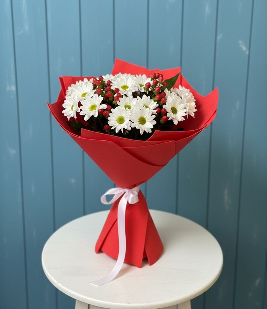 Букет цветов из: Хризантемы в Мисирево