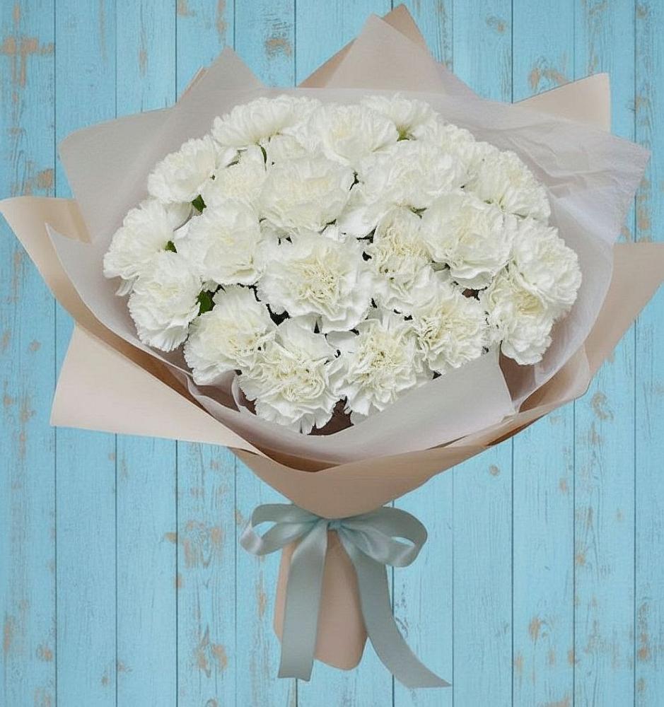 Букет цветов из: Гвоздики в Мисирево