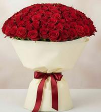 Букет 101 Красная роза Милано в Мисирево