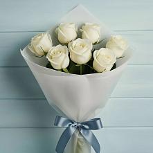 Букет 7 Белых роз Эдлесс Лав #REPLACE_PRED# Мисирево