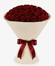 Букет 101 Бордовая роза Блэк Бакарра в Мисирево