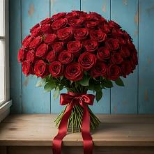 Букет Красные розы Блэк Меджик в Мисирево