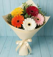 Букет цветов из:  Герберы в Мисирево