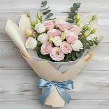 Букет цветов из:  Лизиантусы в Мисирево