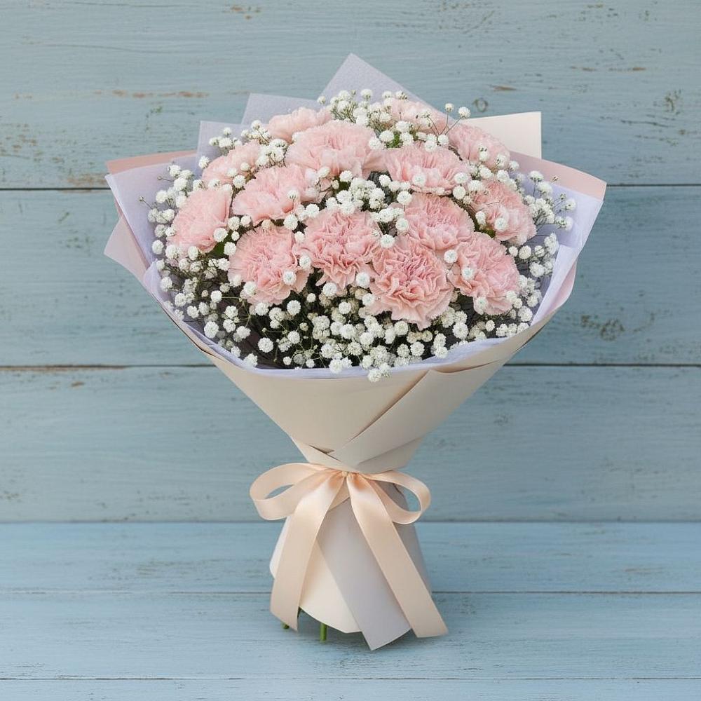 Букет цветов из: Гвоздики в Мисирево