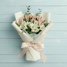 Букет цветов из:  Альстромерии в Мисирево
