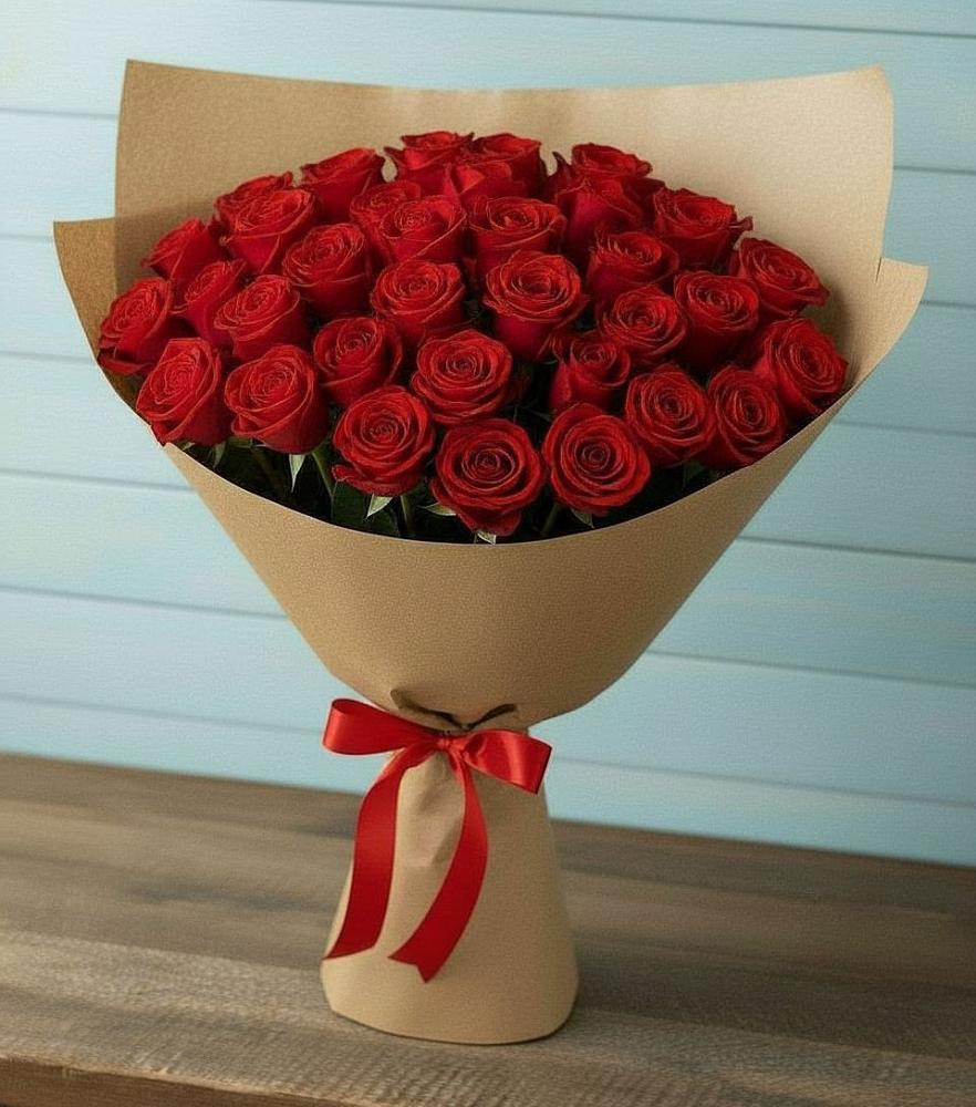 Букет Красные розы Милано в Мисирево