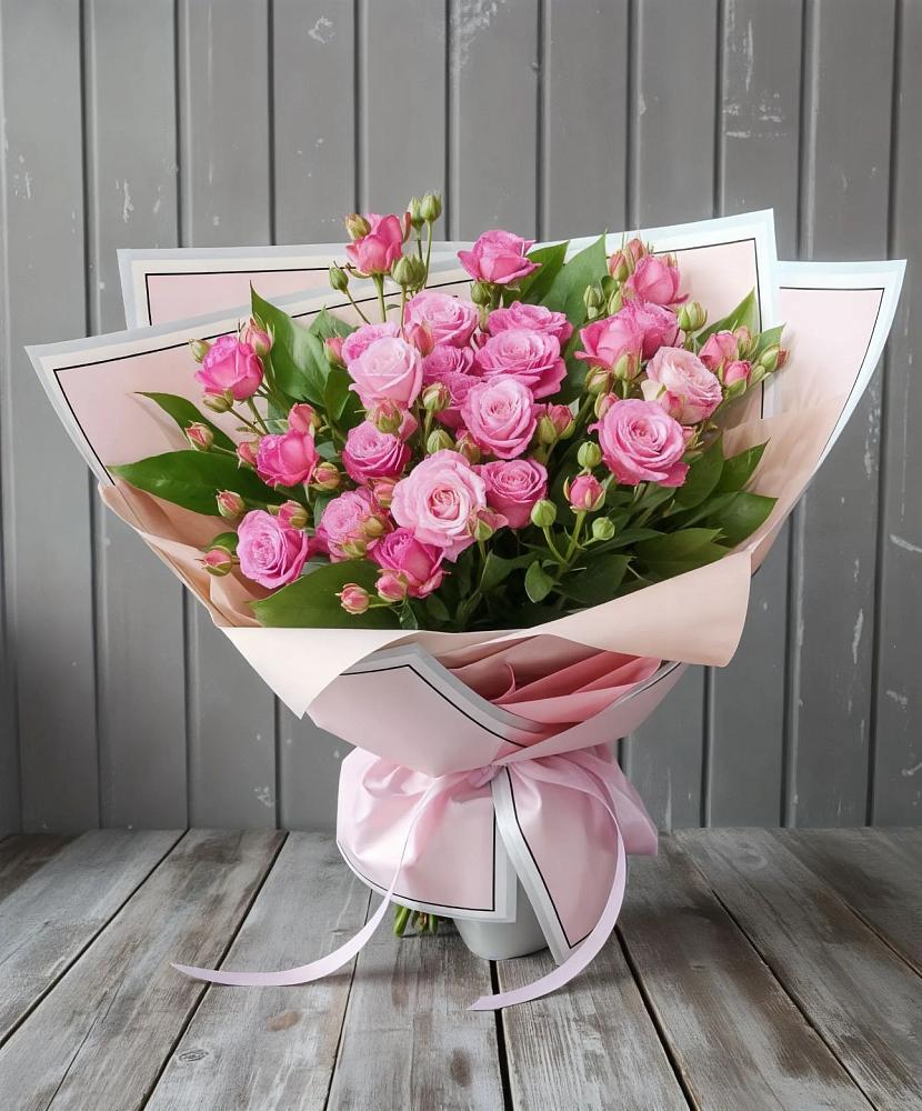 Букет Розовый кустик в Мисирево