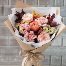 Букет цветов из:  Гвоздики, Хризантемы и Розы в Мисирево
