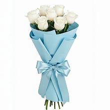 Букет 7 белых роз Проуд #REPLACE_PRED# Мисирево