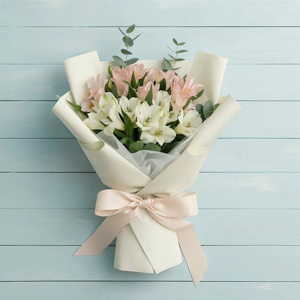 Букет цветов из: Альстромерии в Мисирево