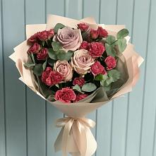 Букет цветов из:  Гвоздики и Розы #REPLACE_PRED# Мисирево